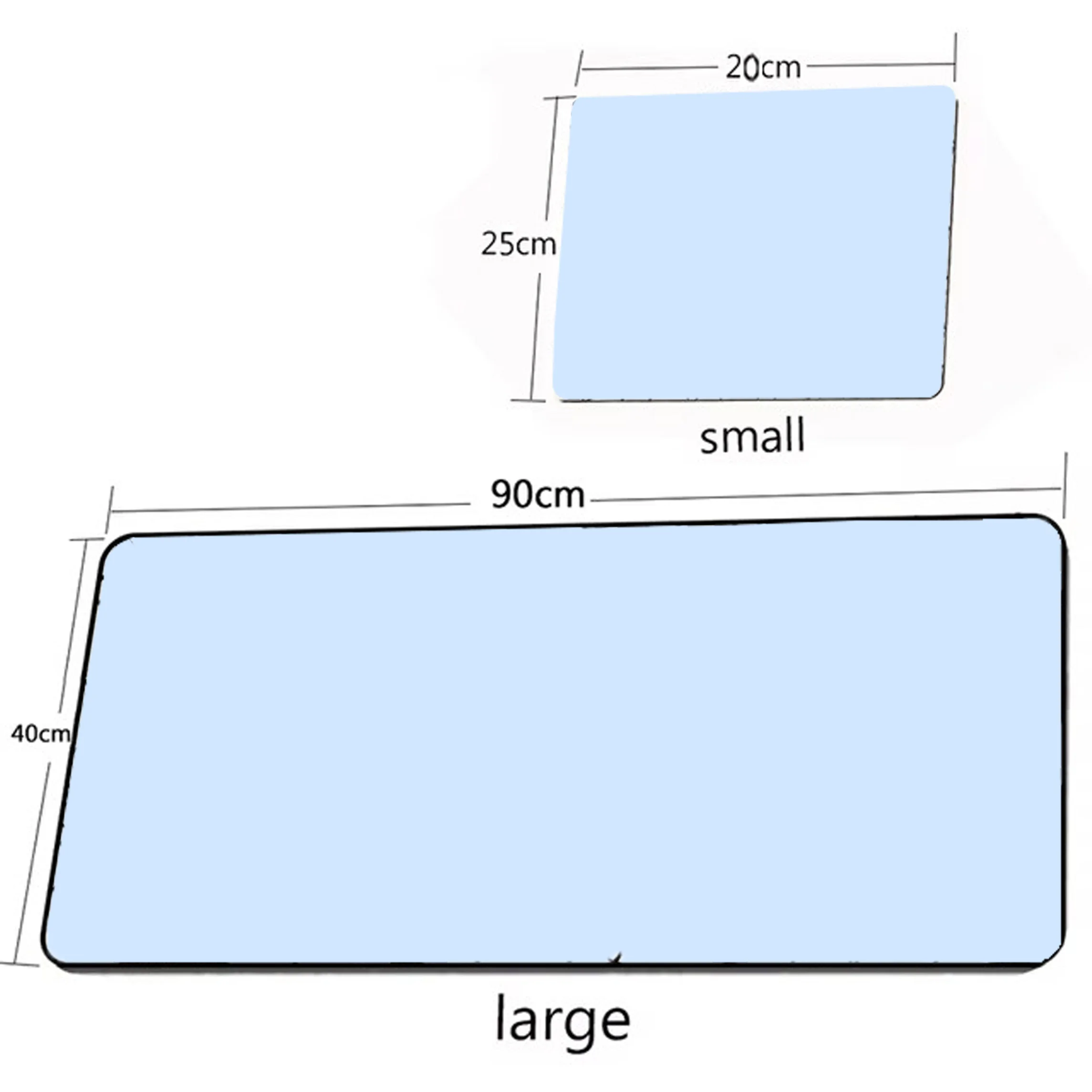 Pure Color Mouse Pad Gaming Setup Accessories Mousepad Anti-slip XXL Desk Mat Locking Edge Mouse Pads Notebook Keyboard Mat