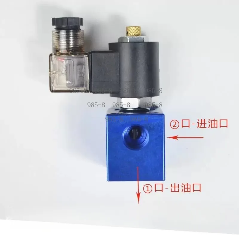2-Position 2-Way Pressure Relief Hydraulic Valve, Threaded Cartridge Solenoid Valve DHF08-220H, SV08-20-M, LSV-2NCP-M
