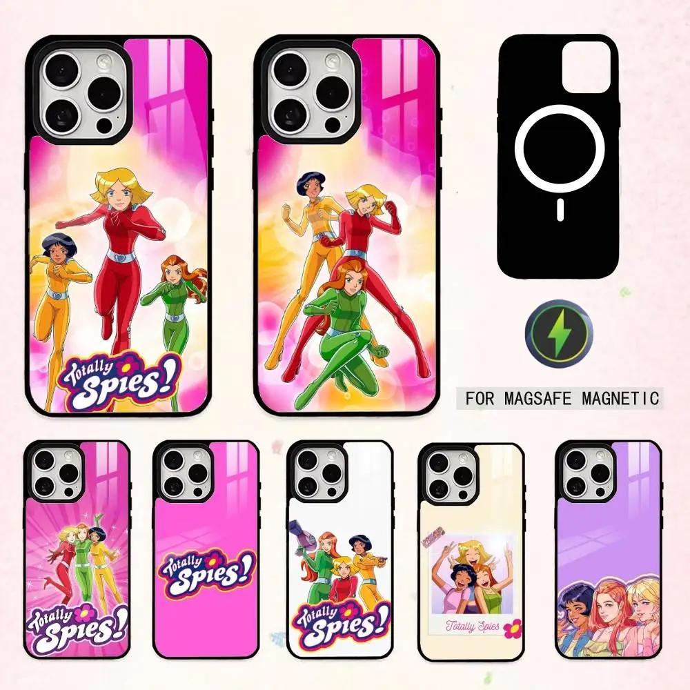 

1PC Stylish T-Totally S-Spies Phone Case For iPhone17,16,15,14,13,12,11 Plus,Pro Max Magnetic For Magsafe Wireless Charging