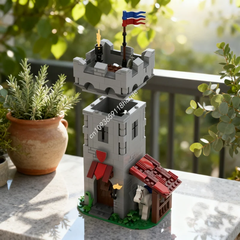 

369pcs MOC Modular Watchtower Castleed Model Building Blocks Construction Christmas Gifts Assemble Education Brick Toy Birthday