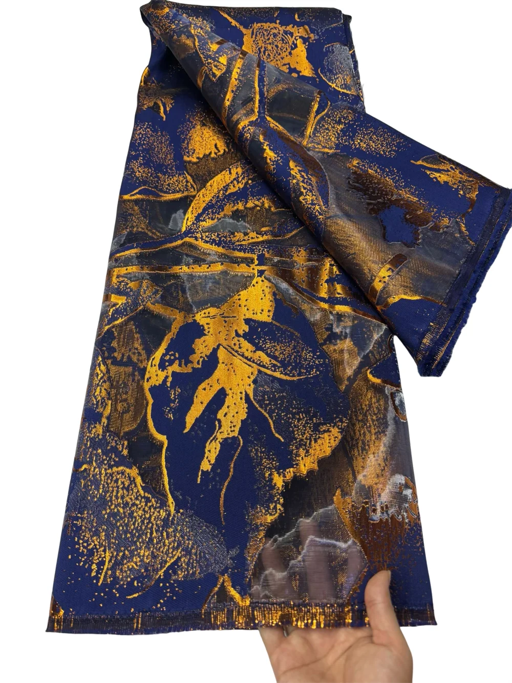 

Multicolor Nigerian Brocade Jacquard Lace Fabric French Lace Fabric 2025 High Quality African Lace Fabric For Women Party Dress