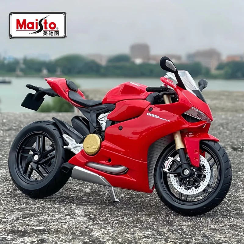 

Maisto 1:12 DUCATI 1199 Panigale, спортивная модель мотоцикла из сплава, литая под давлением металлическая модель мотоцикла для уличных гонок, имитация подарка для детей