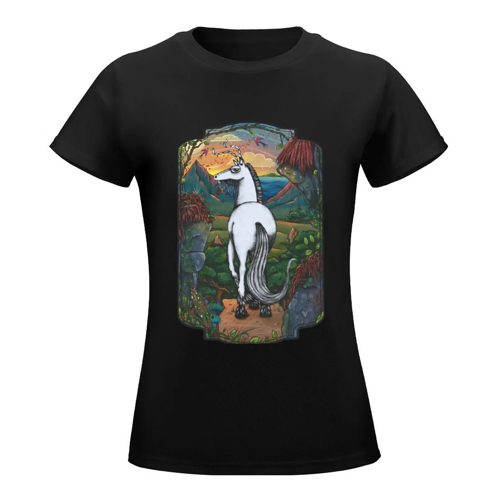 Deer T-Shirt summer clothes summer top tshirts for Women