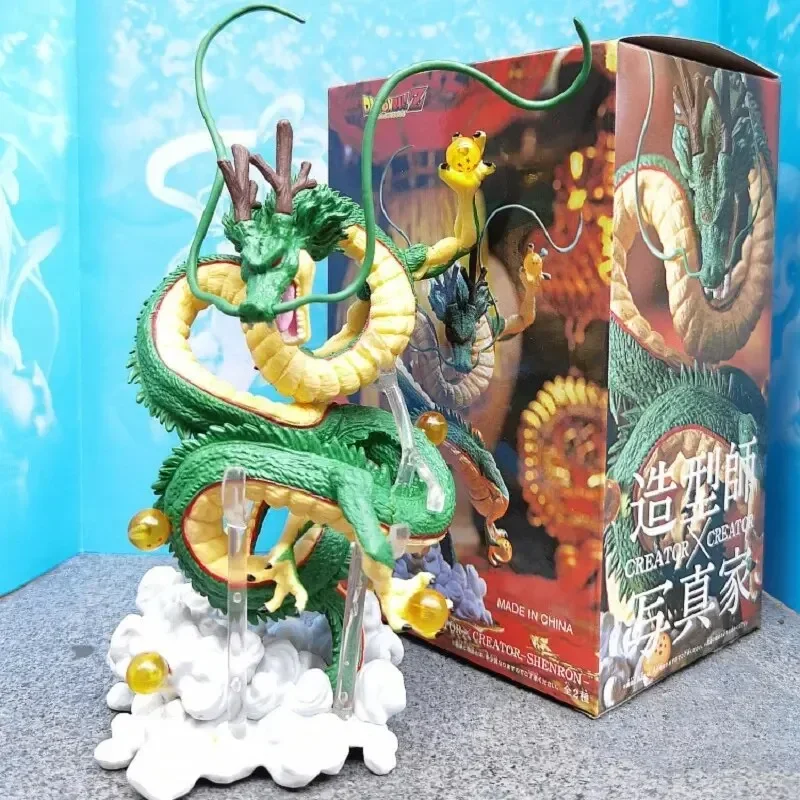 Anime Creator X Creator Shenron Green With Cloud Action Figure Collection Model Animation PVC Doll Toy Gift Decoration QY