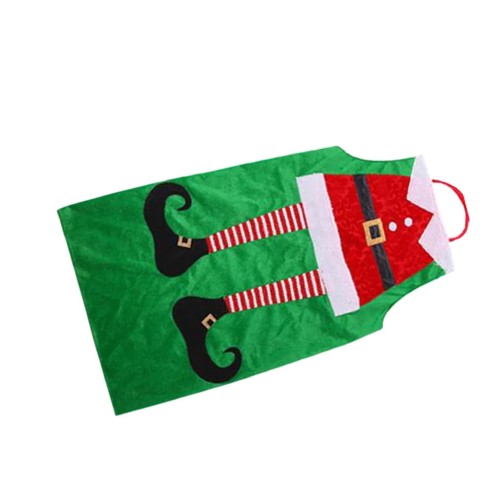 

Christmas Sleeveless Cooking Apron Adjustable For Home Restaurant Coffee Bar Party Wedding Cosplay Housework Serving Apron