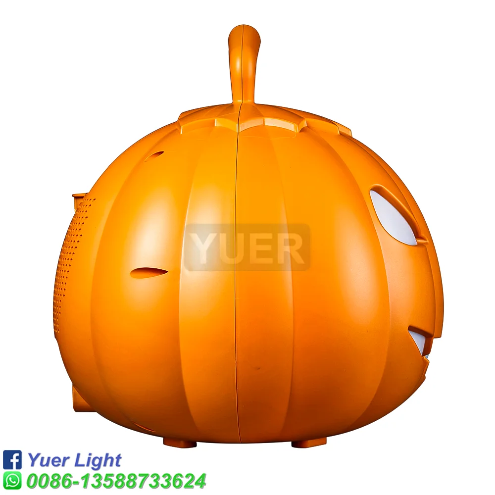 YUER 600W LED Pumpkin Smoke Machine Fog Machine With Lights Remote Stage Spray Equipment For Halloween Decor Haunted House Party