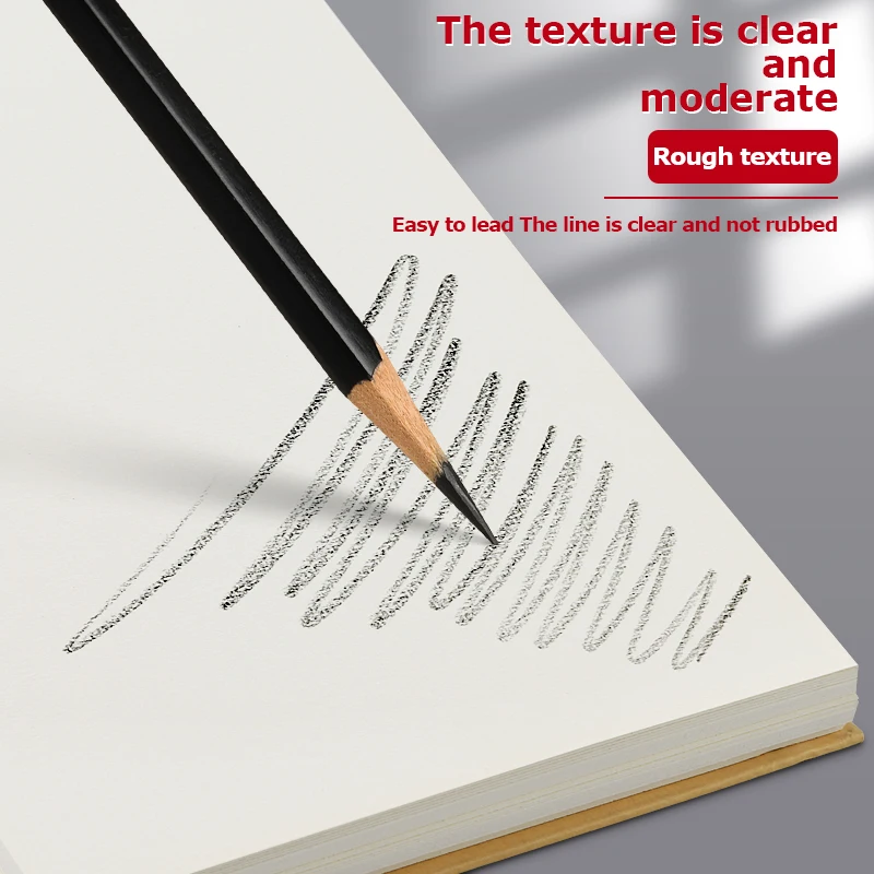 160 g/m2, professionelles Skizzenbuch, dickes Papier oben, spiralgebunden, Künstlerbedarf, Malerei, Schreibpapier, Bleistift, Aquarell-Zeichenbuch