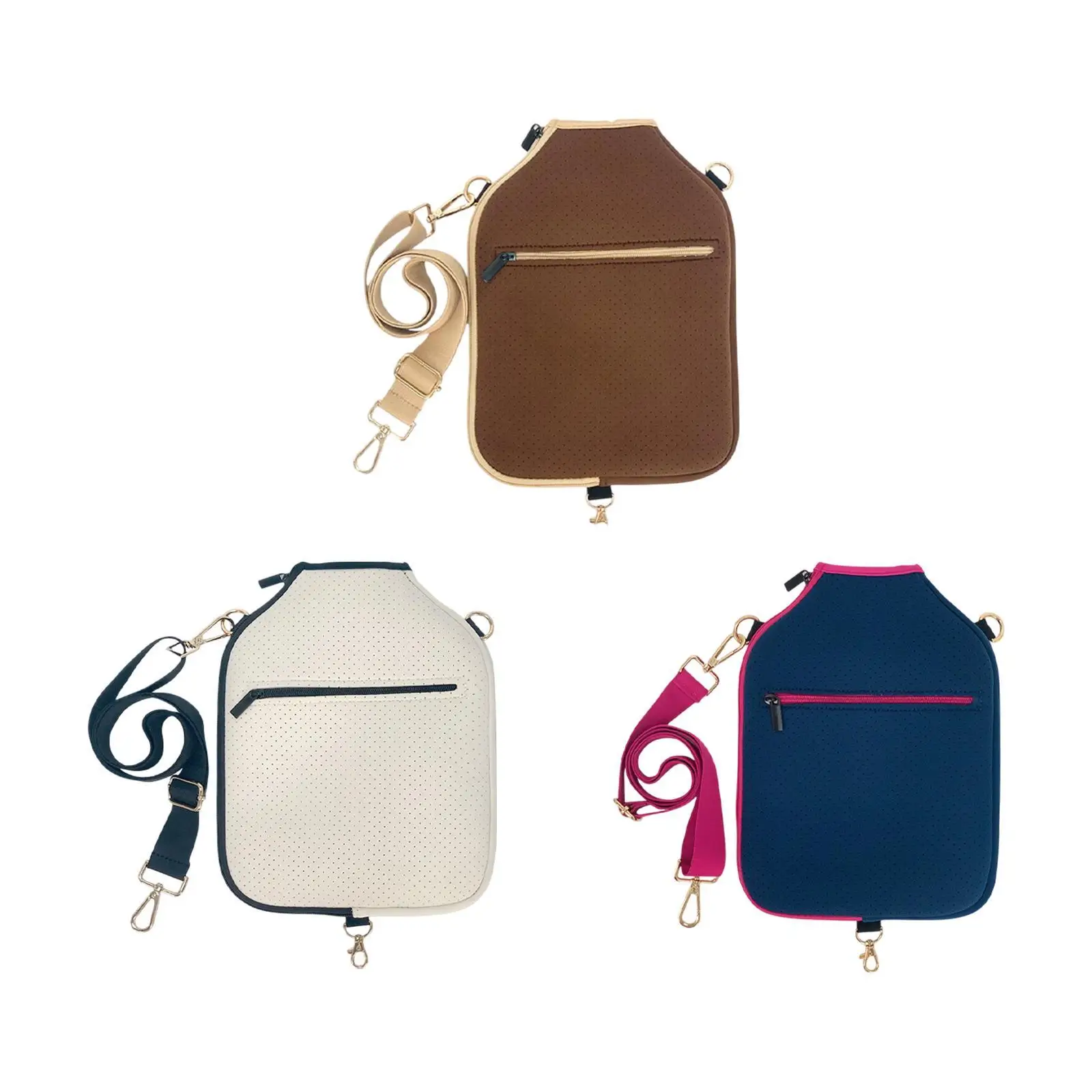 

Чехол для ракетки Pickleball, съемный регулируемый плечевой ремень, сумка для хранения, рукав для ракетки для практики