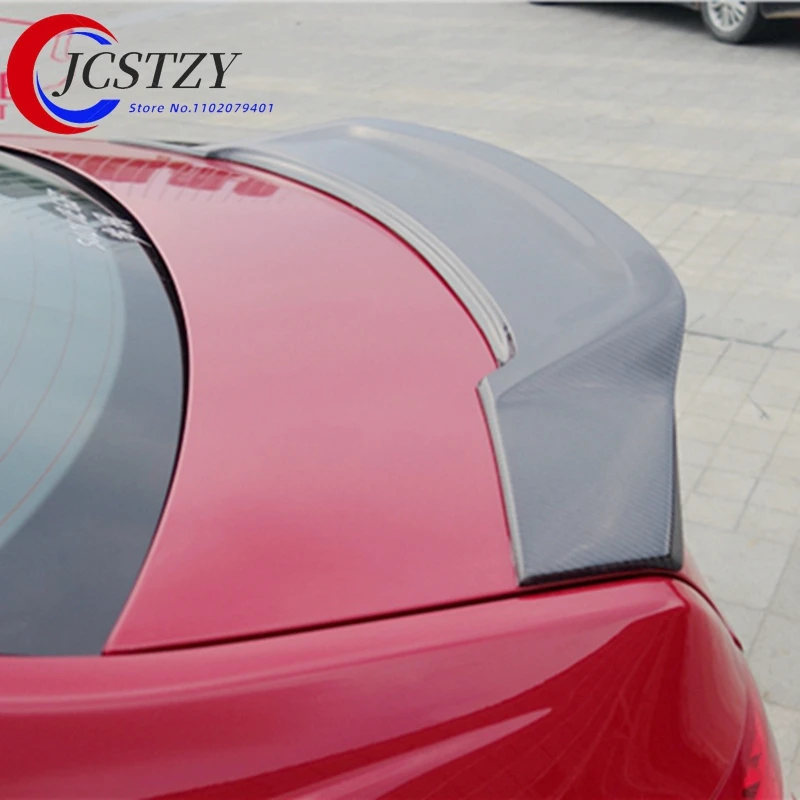 W207 C207 Carbon Fiber  FRP Trunk Spoiler R Style Wing For Mercedes E Class Coupe 2010 - 2016 E200 E250 E300 E350