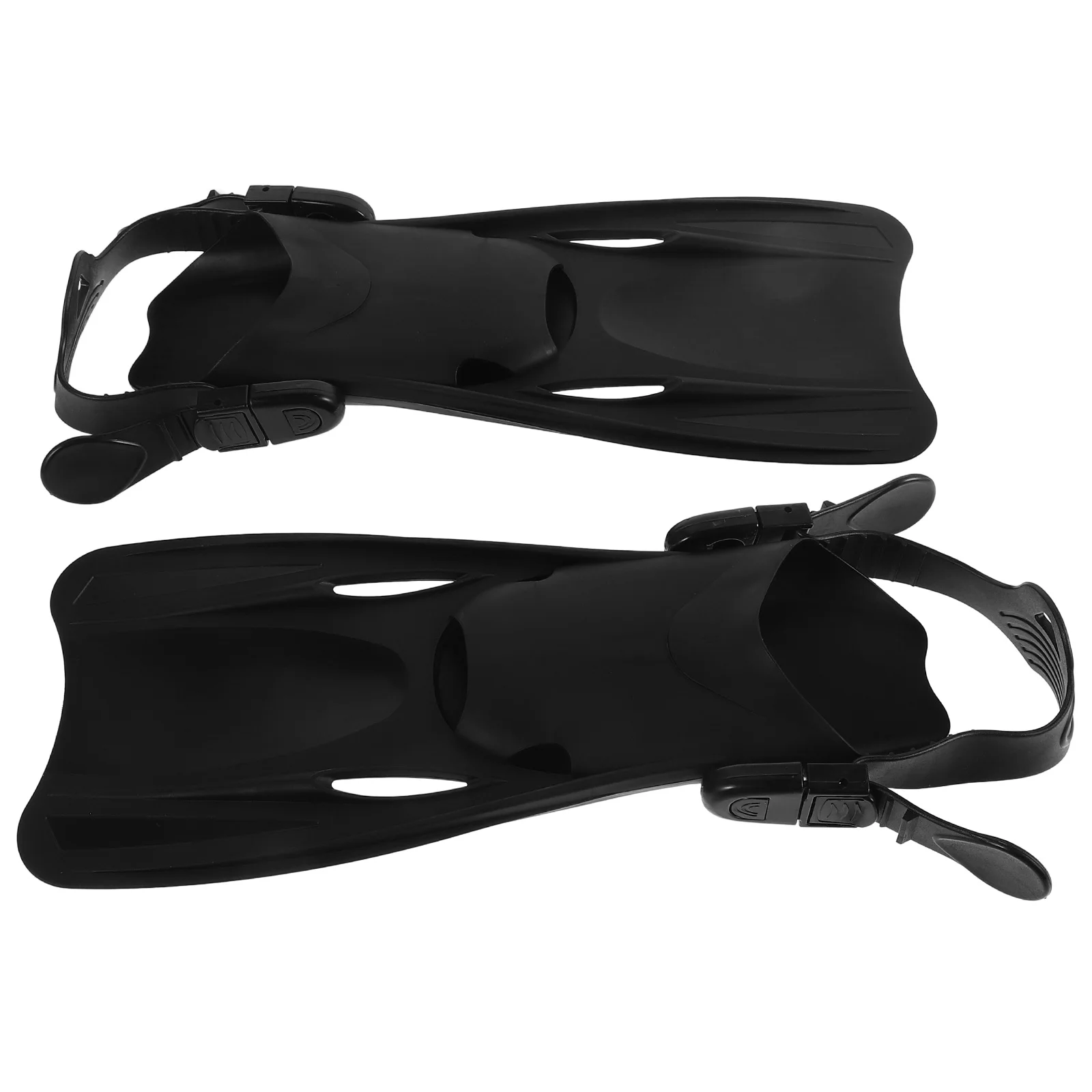 

Adjustable Adult Comfortable Diving Flippers for Lap Swimming Snorkeling Black Kids Toddler Women Men Underwater