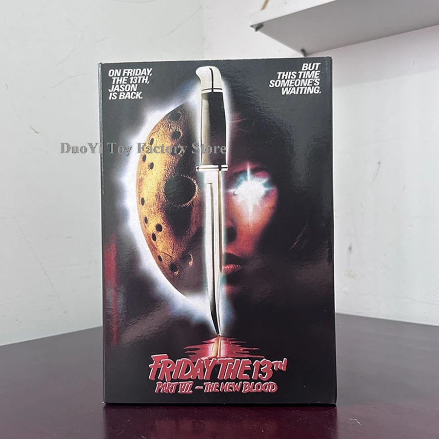 NECA Freitag Jason Die 13. Figur Neue Blut Jason Voorhees Action Figur Teil VII Horror Halloween Sammlung Spielzeug Puppe Geschenke