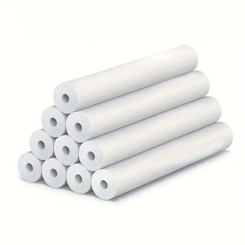 5 لفات من الورق الحراري سريع الجفاف مقاس A4 للاستخدام في مكتب التعليم الفني للبيع بالتجزئة مع طابعات صغيرة محمولة