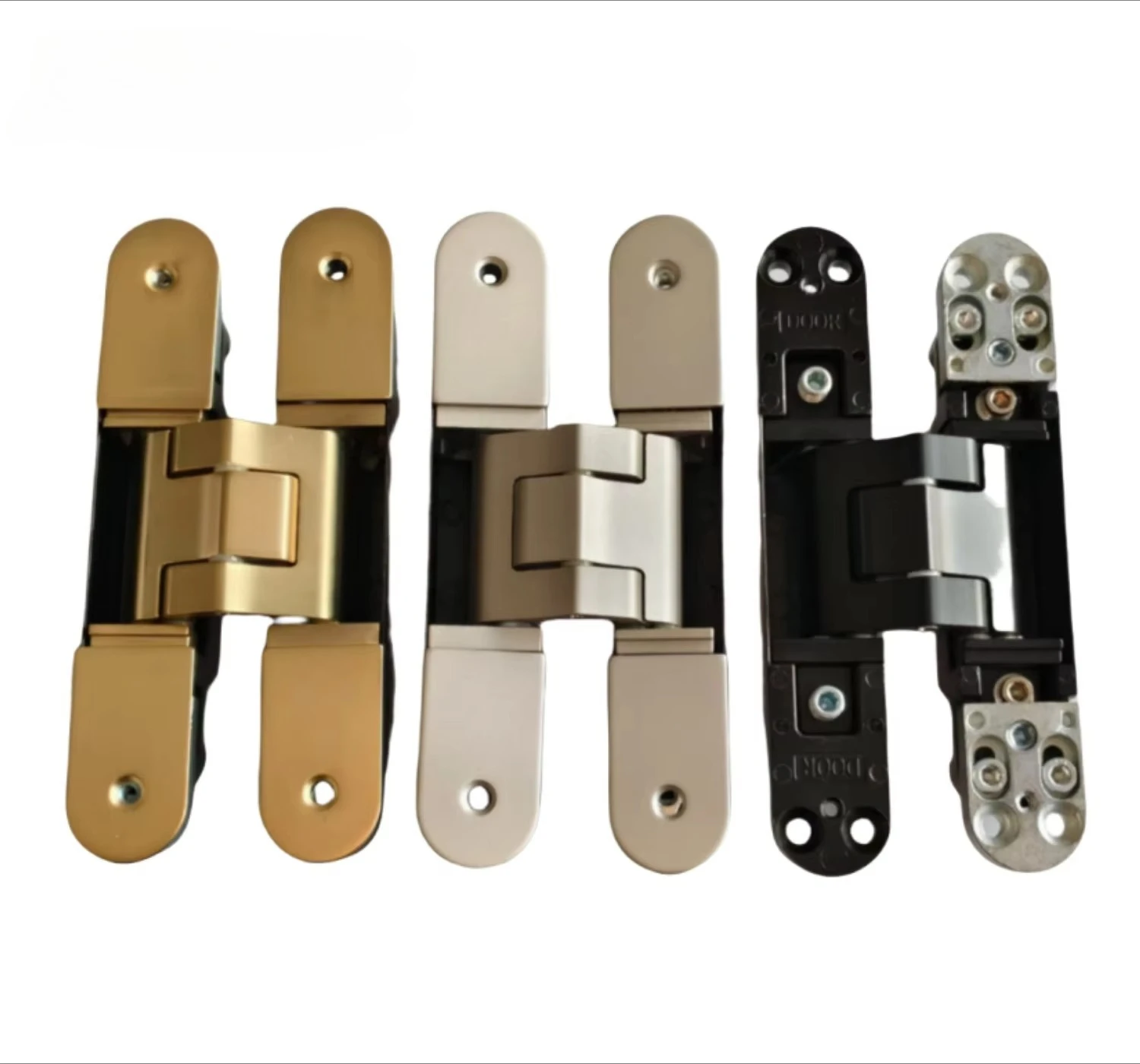 

Скрытая регулируемая петля из цинкового сплава для деревянных распашных дверей и ворот, выдерживающая нагрузку до 80 кг, 28*160 мм