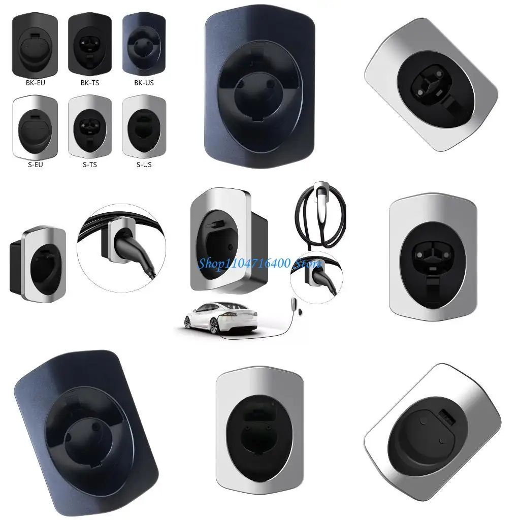 

y1gd ev зарядное устройство держатель держатель держателя электромобиля настенный крепление разъема зарядки кабеля -держатель