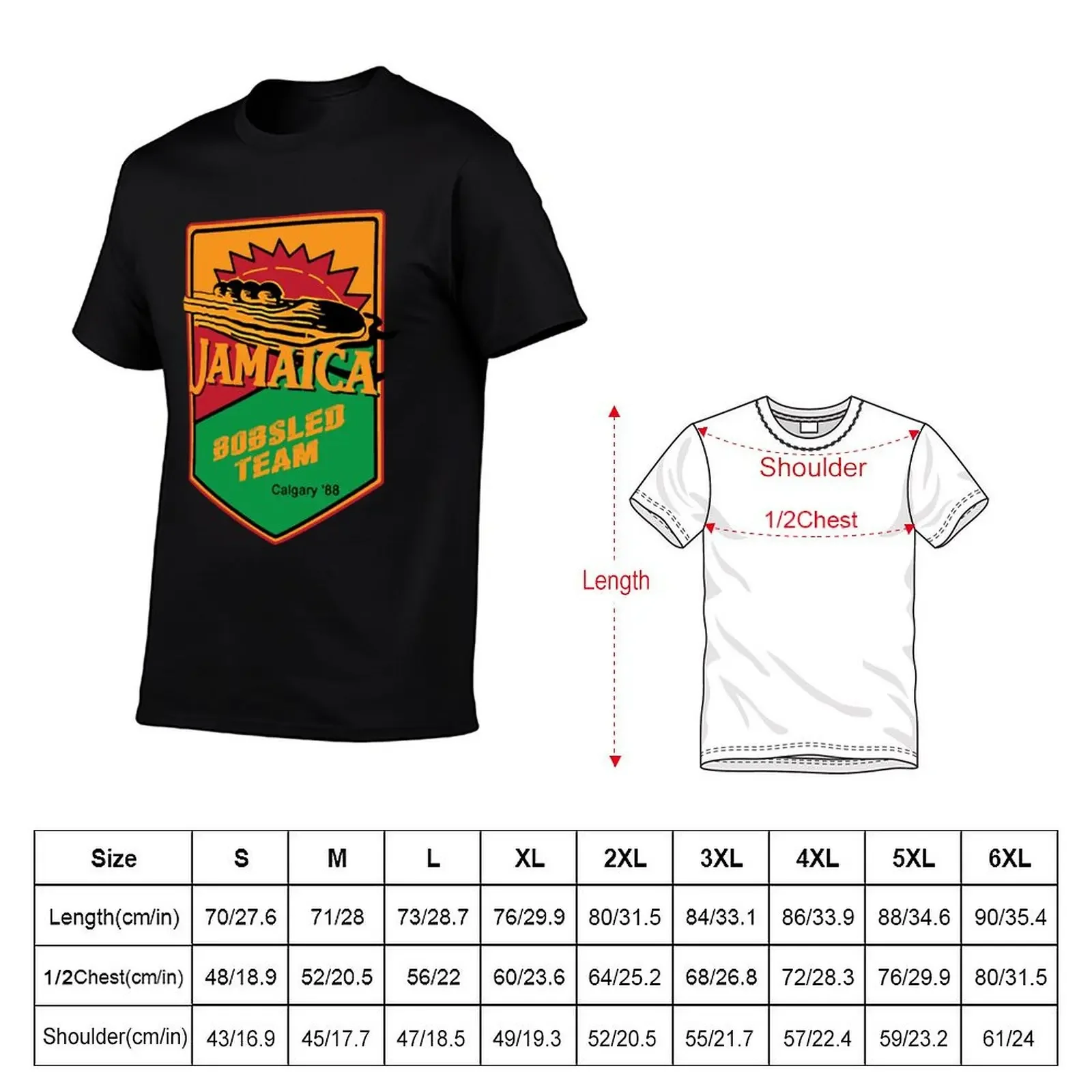 Jamaican Bobsled Team Cool Runnings Classic T-Shirt clothes boys whites customs design your own Short sleeve tee men