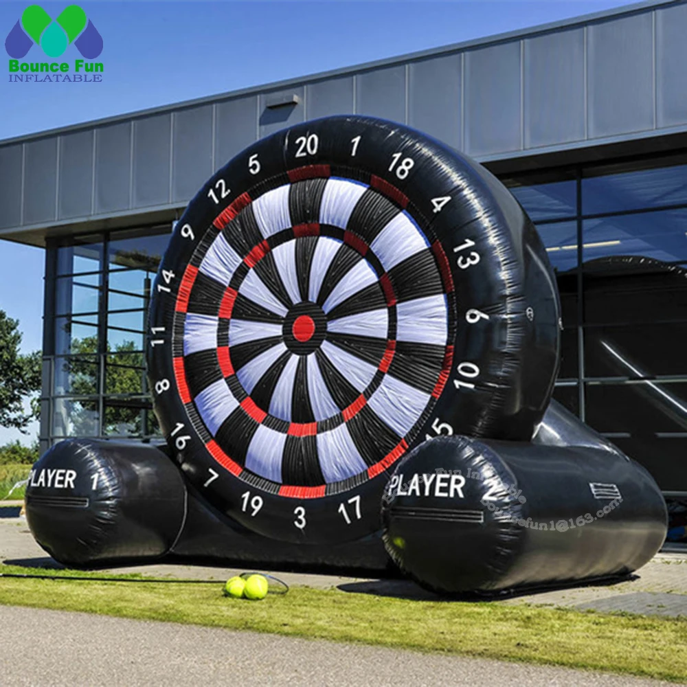 Jeu humain en plein air, jeu de fléchettes de Football gonflable pour enfants, fête, cible de Football pour adultes, avec balles collantes, 2025