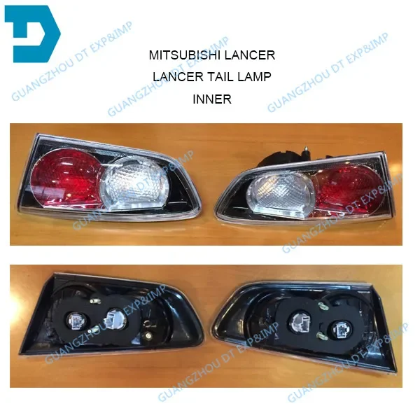 1 Piece with Rear Lights for EVO 10 Tail Lamp for Lancer Ex Black Lamps for Fortis Gt GDDT Light