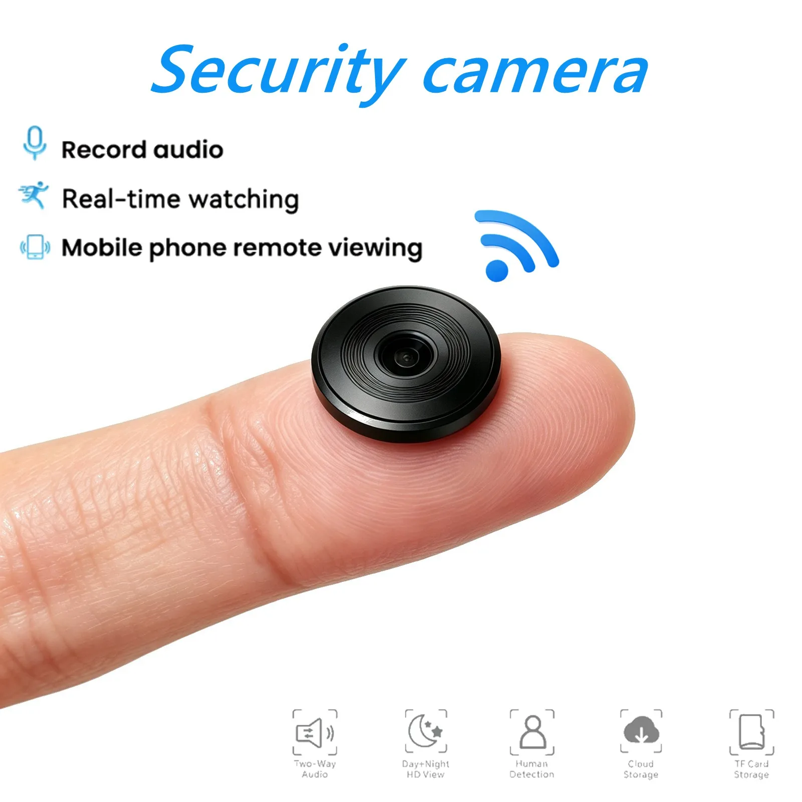 BU5 Mini Portable Cameras Supporting Multi-Channel NVR | Whole Home Security Kit Ultra HD Infrared Night Vision, Two-Way Talk, Timed Recording, Motion Triggered Auto Record, Video Clip & Frame Lock, Historical Footage Quick Access
