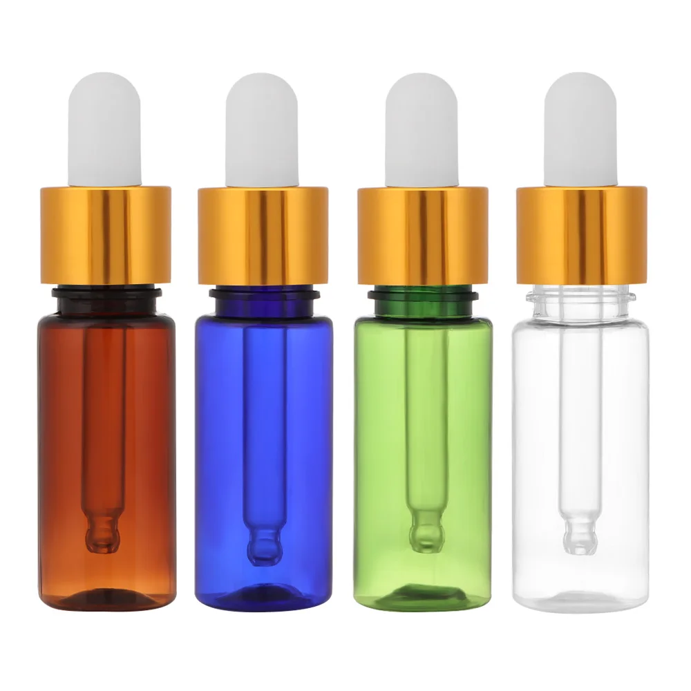 

15ml PET Refillable Bottle Perfume Container Dropper Bottle Jars Vials With Pipette Sample Container Essential Oil Bottles Tools