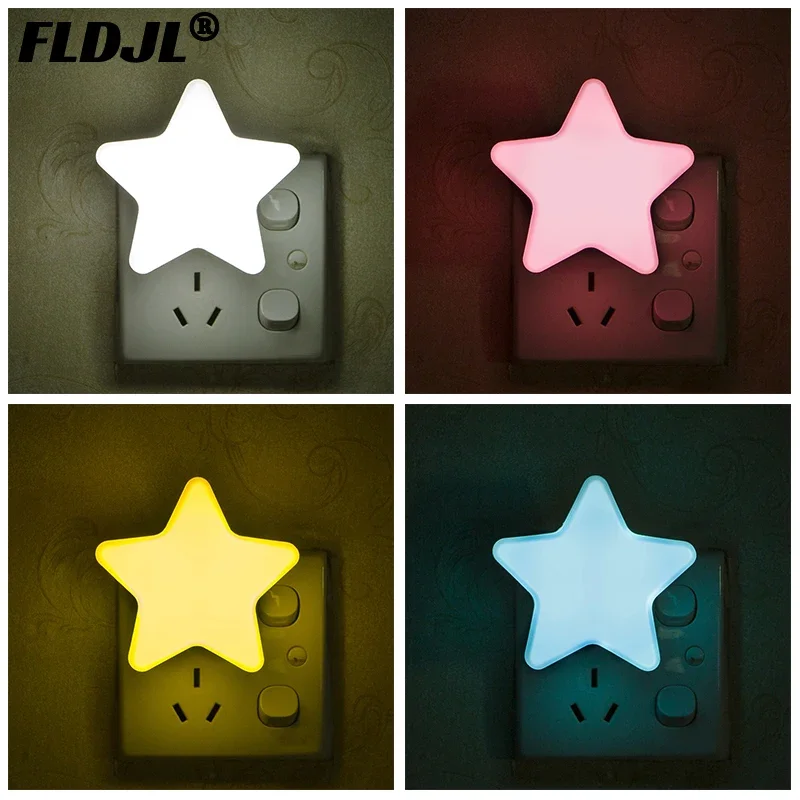 

Mini Star LED Night Light Bedside Lamp Energy Saving Decor Light Children Night Light Living Room Bedroom Lighting Socket Lamp