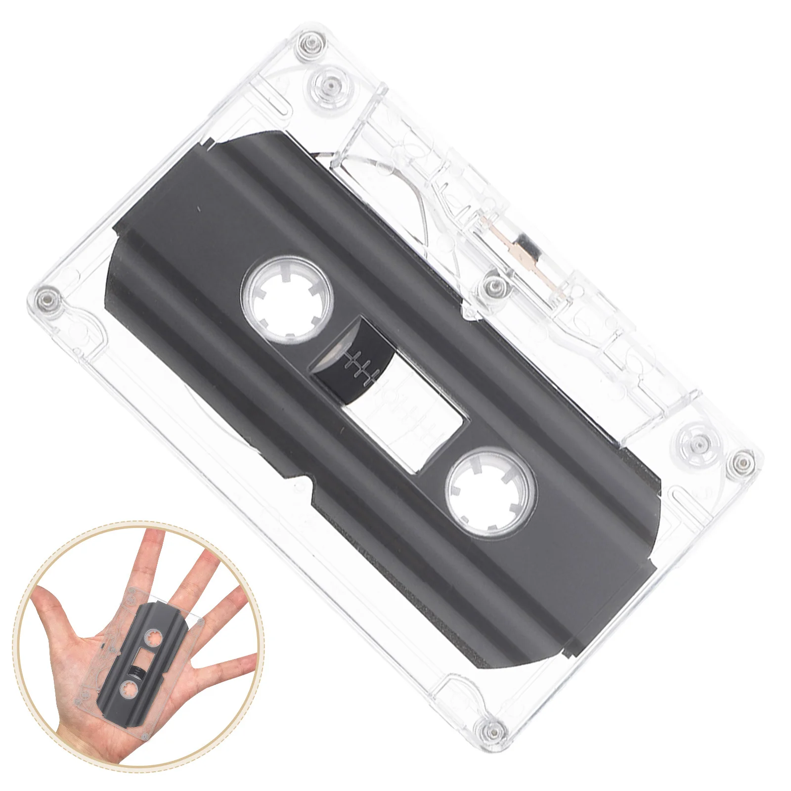 

6 pcs Blank Cassette Tapes 30-Minute Recordable Audio Tapes For Diy Greeting Birthday Celebration Empty Tape Storage Clear Sound