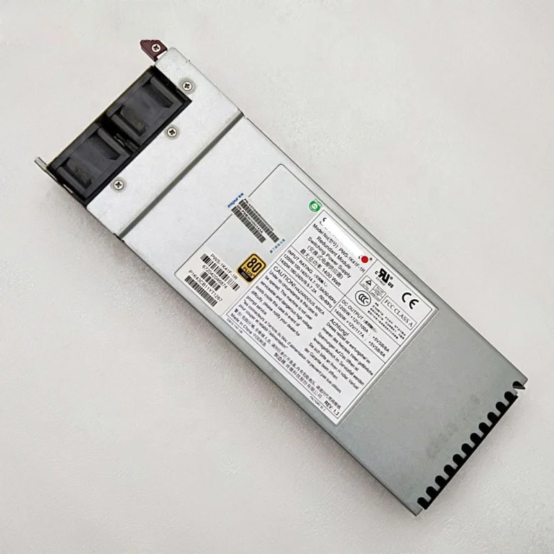 Original Supermicro PWS-1K41F-1R 1400W 1U Redundant 80 Plus Gold Power Supply PSU