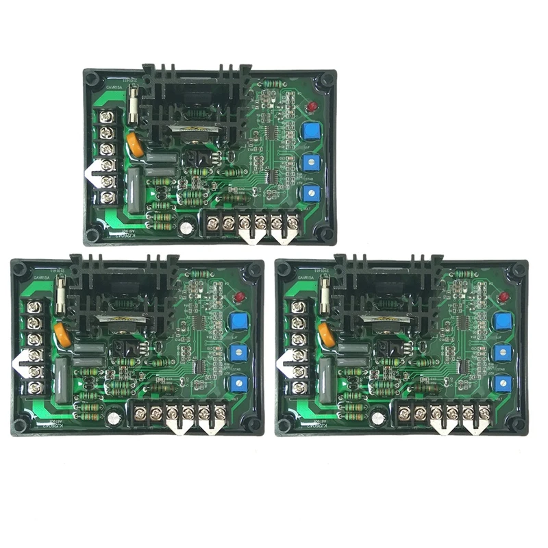 

3X Universal 15A Brushless AVR GAVR-15A Universal 200KVA Generator Automatic Voltage Regulator Parts GAVR 15A AVR