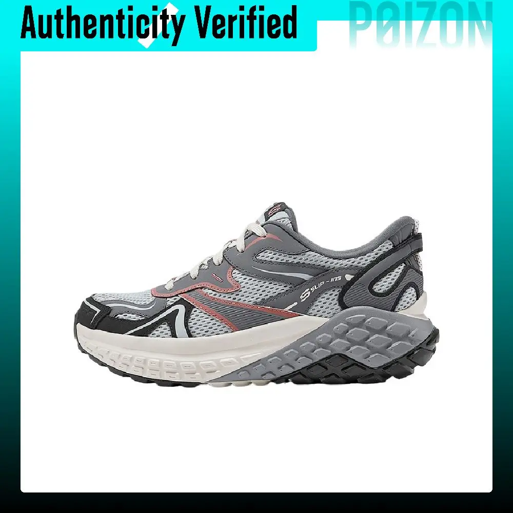 Skechers Street Abrasion Resistant Low top Chunky Sneakers Men's Gray 232749-TPE