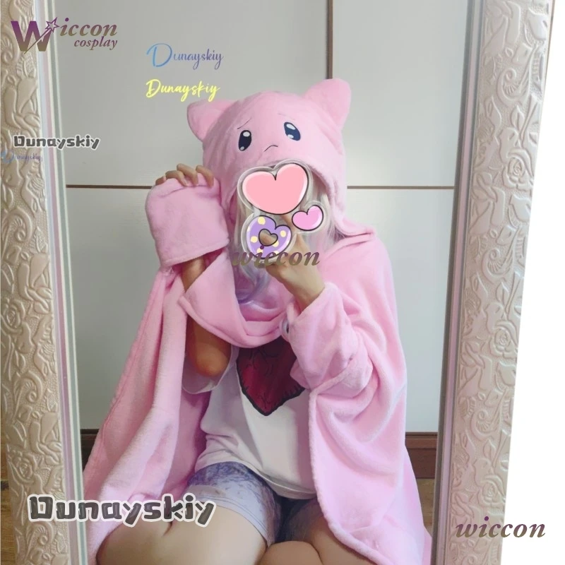 Game Needy Girl Overdose KAngel Cosplay A P Pink Cat Head Air Conditioning Carpet Anchor Girl Heavy P Chan Nso