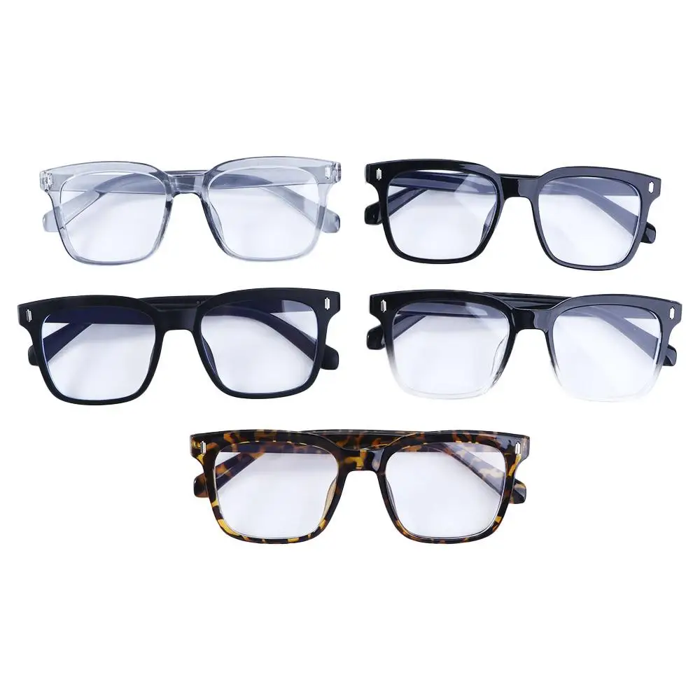

Lens Glasses Square Gradient Black Transparent Women Eyeglasses Fake Glasses Korean Computer Eyewear Black Frame Eyeglasses