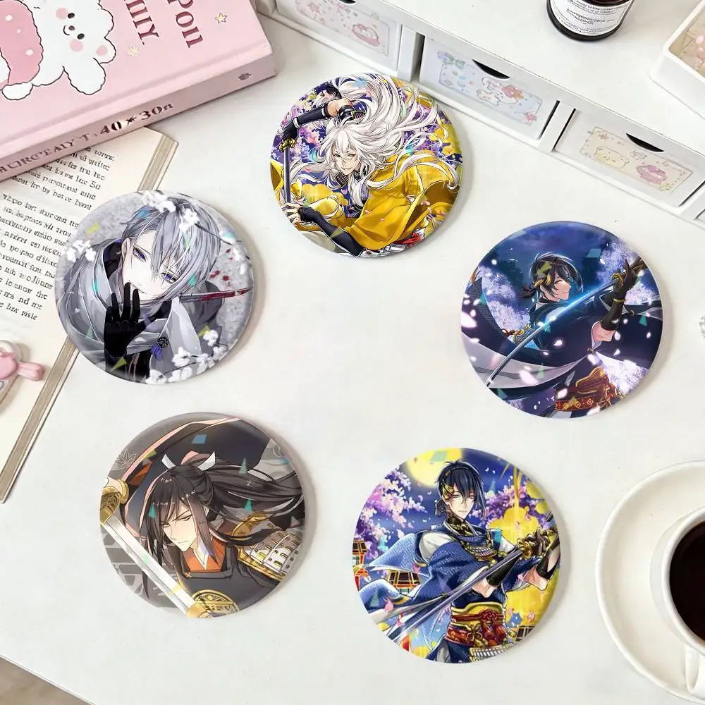 

Touken Ranbu Anime Badges Niche Design Brooch for Backpack Lapel Pins Creative Accessories