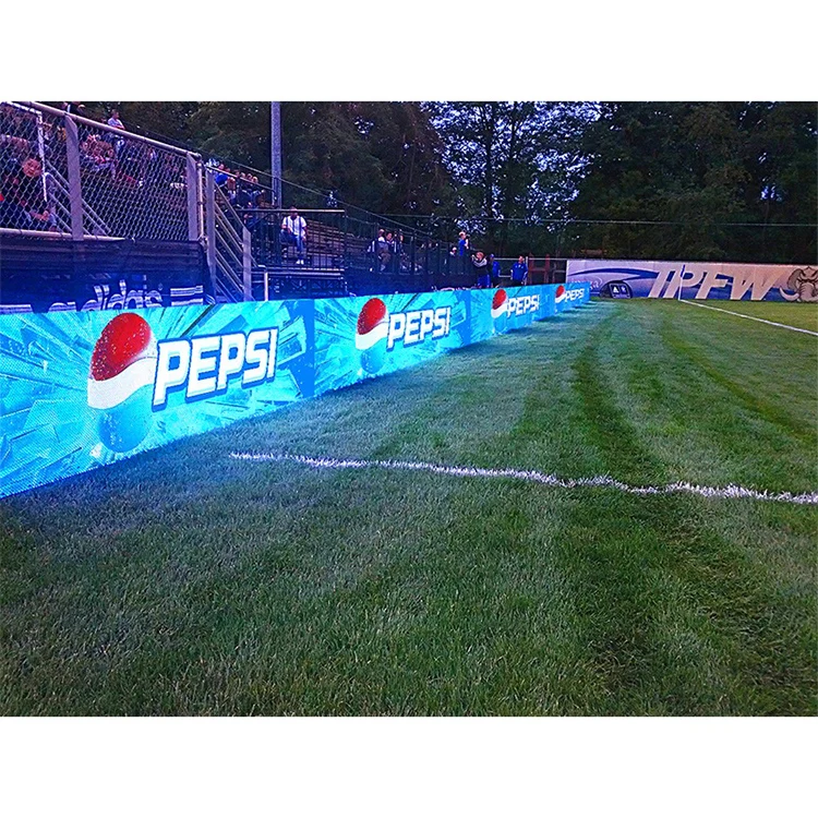 New Stadium Perimeter Sport Video Wall P10 Led Screen Stadium LED Display Outdoor