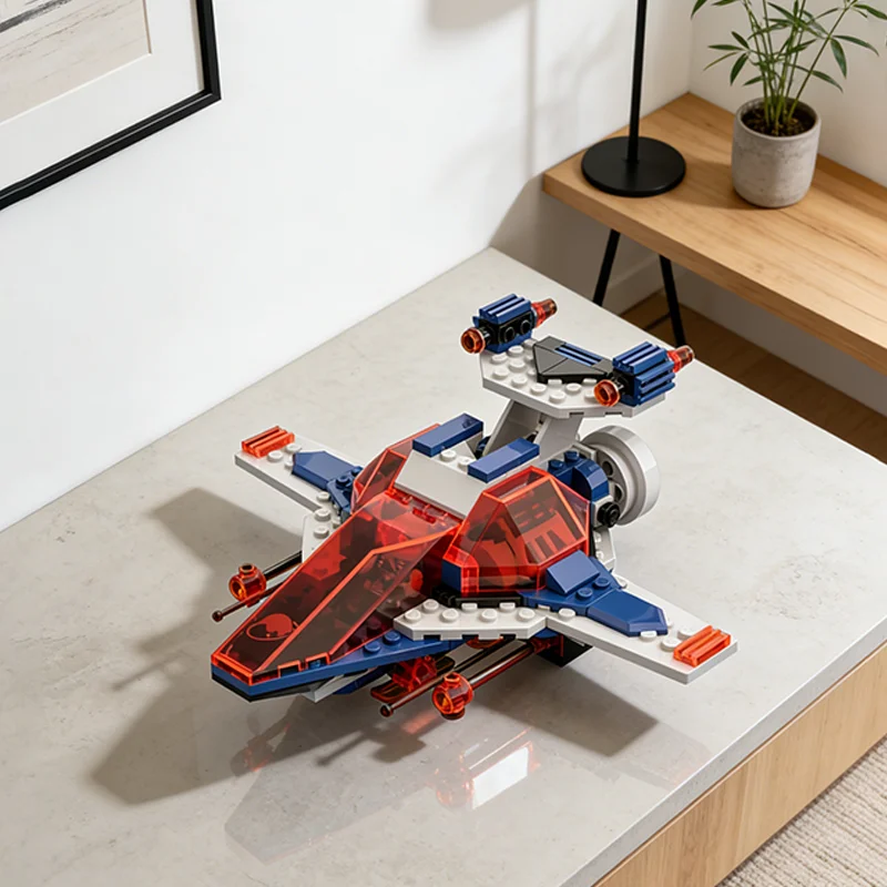 

Набор из 177 деталей MOC: Космическая модель «Ловец штормов» (Ice Planet Storm Chaser) — креативный конструктор, коллекционный декор, подарок для детей и взрослых, премиум-класса, для рабочего стола