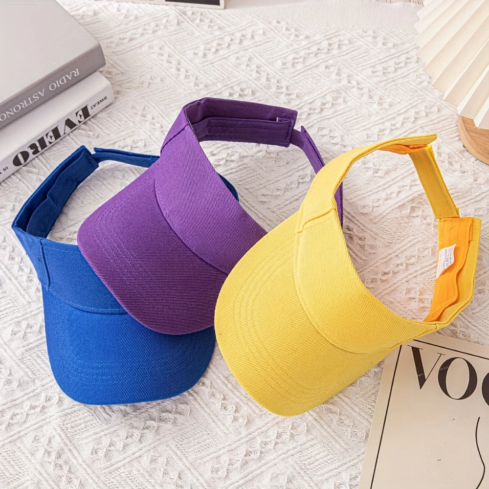 [Visor Esportivo Ajustável e Respirável] Boné Esportivo com Visor - Boné de Beisebol Respirável e Ajustável para Atividades ao Ar Livre