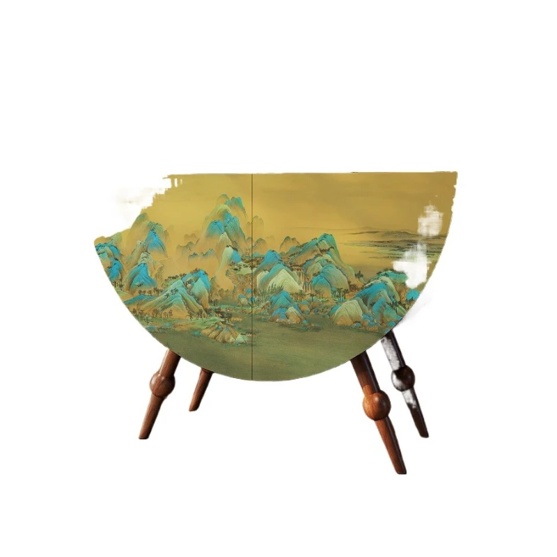 Song Dynasty aesthetics medieval entry porch cabinet, living room bedroom sofa against the wall retro decorative