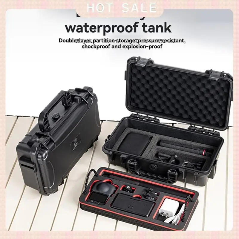 24-Hour Delivery STARTRC Double IPX6 Waterproof For DJI OSMO360 Carrying Case Large Capacity Sports Camera Accessories Organizer