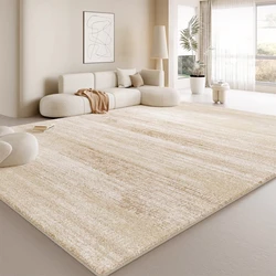 Cream Style Living Room Decoration Anti-slip Carpet Thick Plush Study Floor Mat Large Area Rugs Home for Bedroom Fluffy Soft Rug