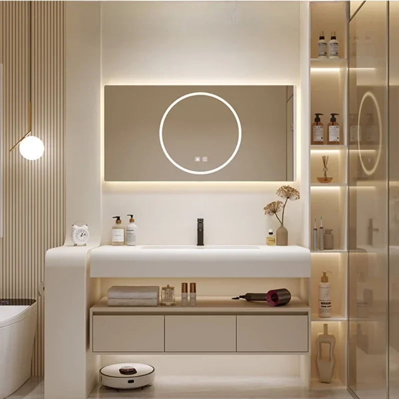 Bathroom Cabinet Washbasin Wall Pharmacy Sinks Medicine Mirrors Locker Vanity Column Storage Corner Open Cabinets Towel cabinet