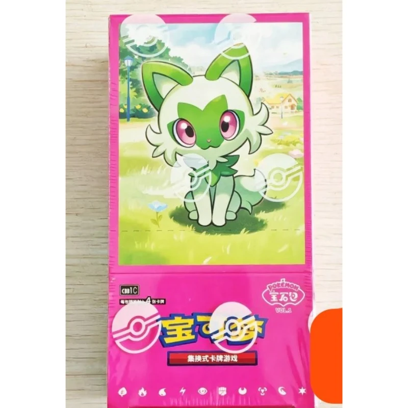 

Подлинная 1 коробка Pokemon TCG S-Китайские горизонты, пакет с драгоценными камнями, бустерная коробка CBB1C, герметичная 4*15 шт.