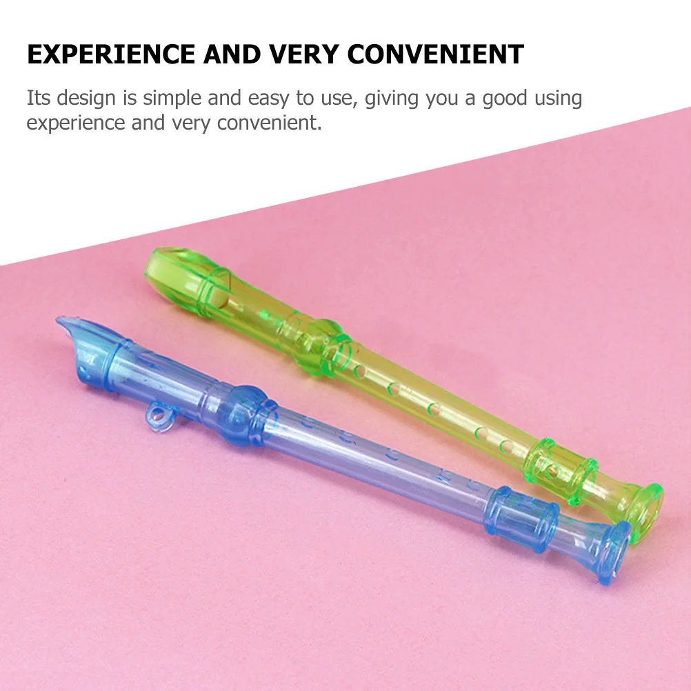 

10Pcs 6-Hole Children's Clarinet Mini Flute Beginner Reusable Instruments