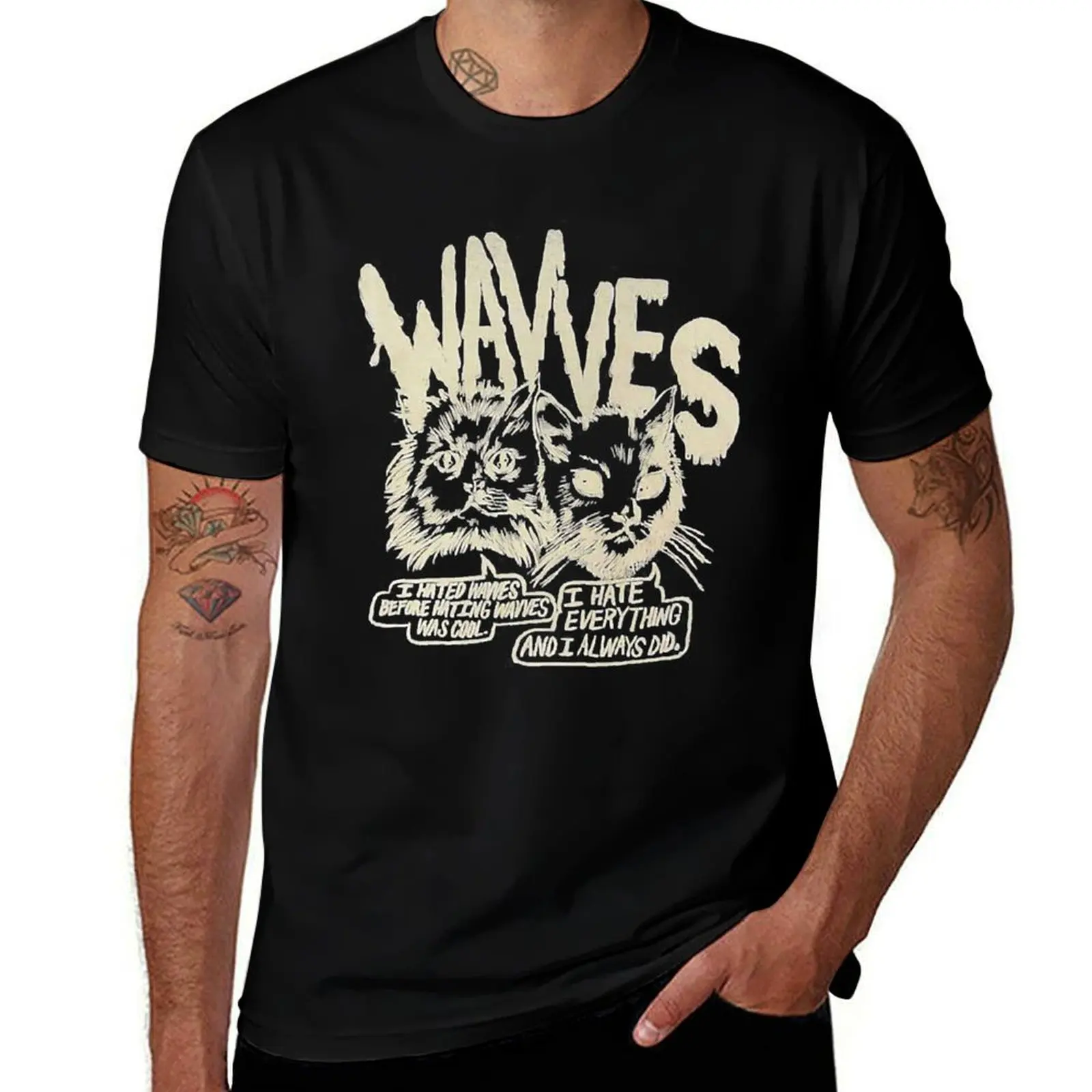 

the wavves when a year is over T-Shirt Blouse for a boy blanks anime stuff mens t shirts casual stylish