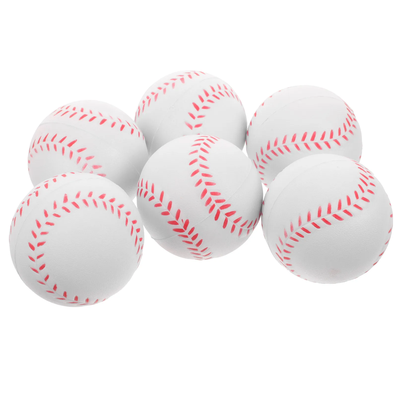 6Pcs Soft Sponge Training Baseball Child Outdoor Trainning Softballs Pu Baseballs kids Playing ball Outdoor Sport Practice tool