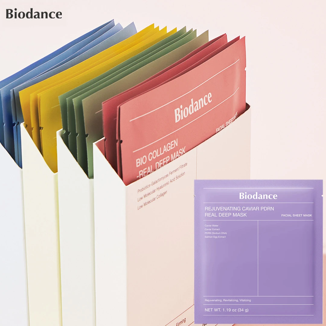 Biodance Caviar Pdrn Bio-Collagen Deep Hydrating Gel Mask Nighttime Moisturizing Shrinking Pores Improving Elasticity Hydration