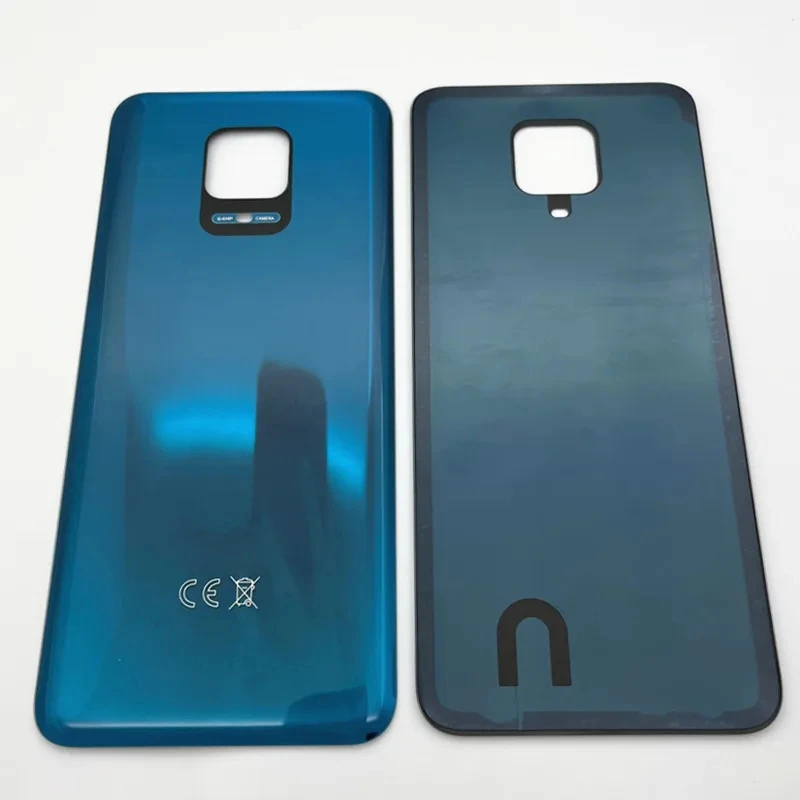 

For Xiaomi Redmi Note 9S / Note 9 Pro Max Battery Cover Door Rear Glass Housing Case Back Battery Cover Replace (64MP CAMERA)