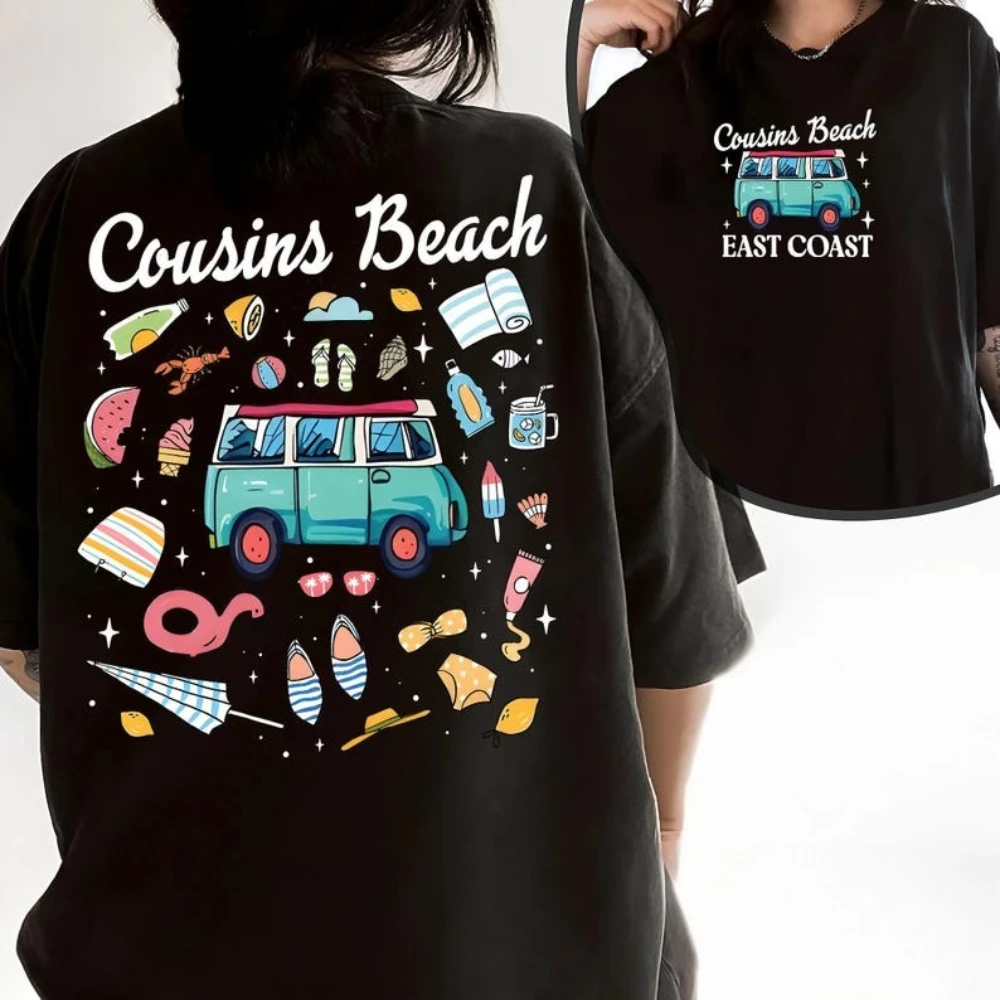 الصيف تحولت جميلة 3 امرأة التي شيرت سوف لدينا دائما الصيف تي شيرت مطبوع جودة عالية القطن قصير الأكمام الشارع الشهير