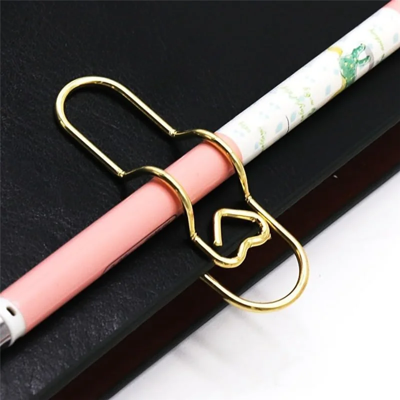 

Multifunctional Pen Clips, 20PCS Portable Metal Paper Clips Large Size Office School Supplies, (Mix)