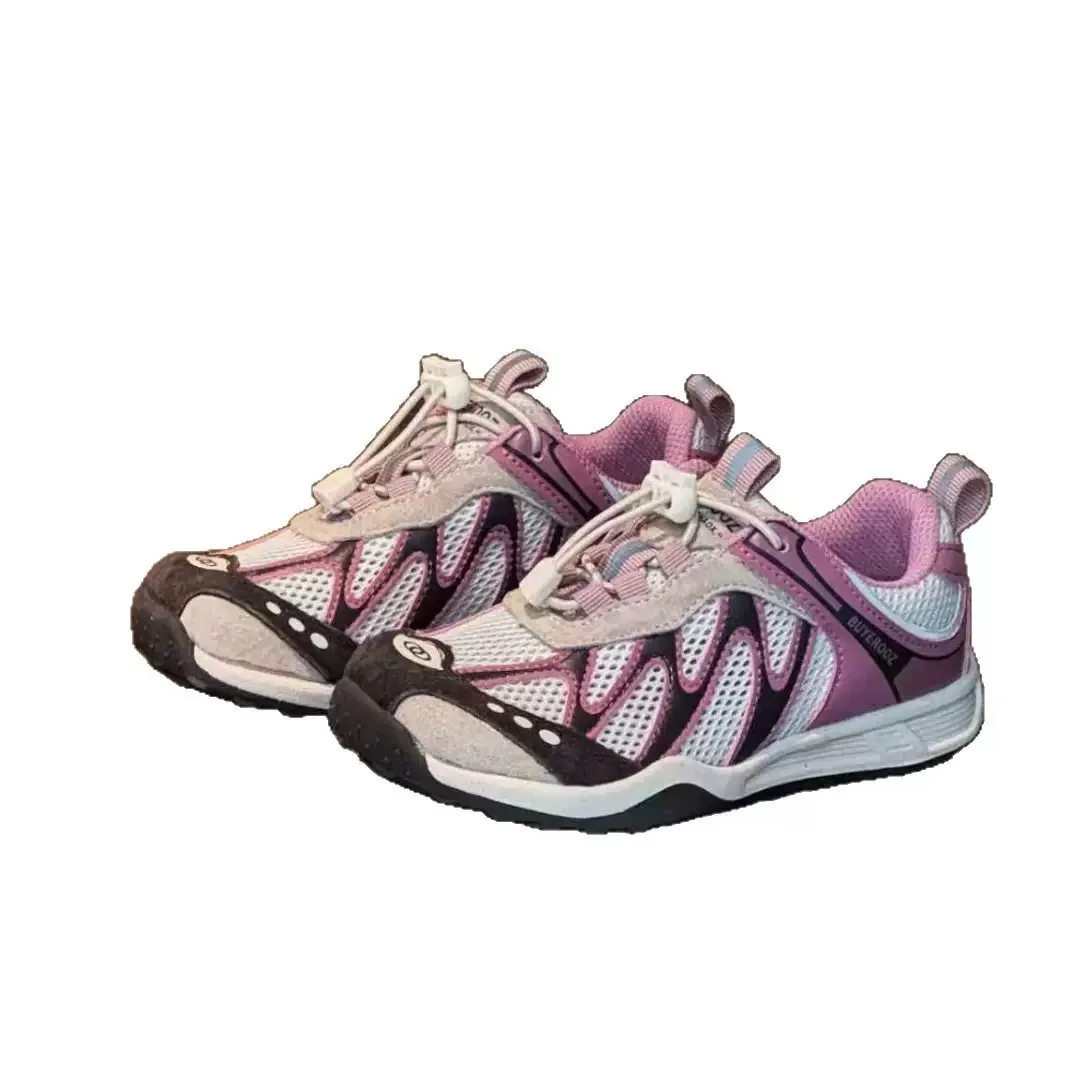 

2026 Toddler Kids Mesh Sports Sneakers Boys Girls Breathable Chunky Shoe Unisex-Child Soft Sole Anti Slip Outdoor Running Shoes