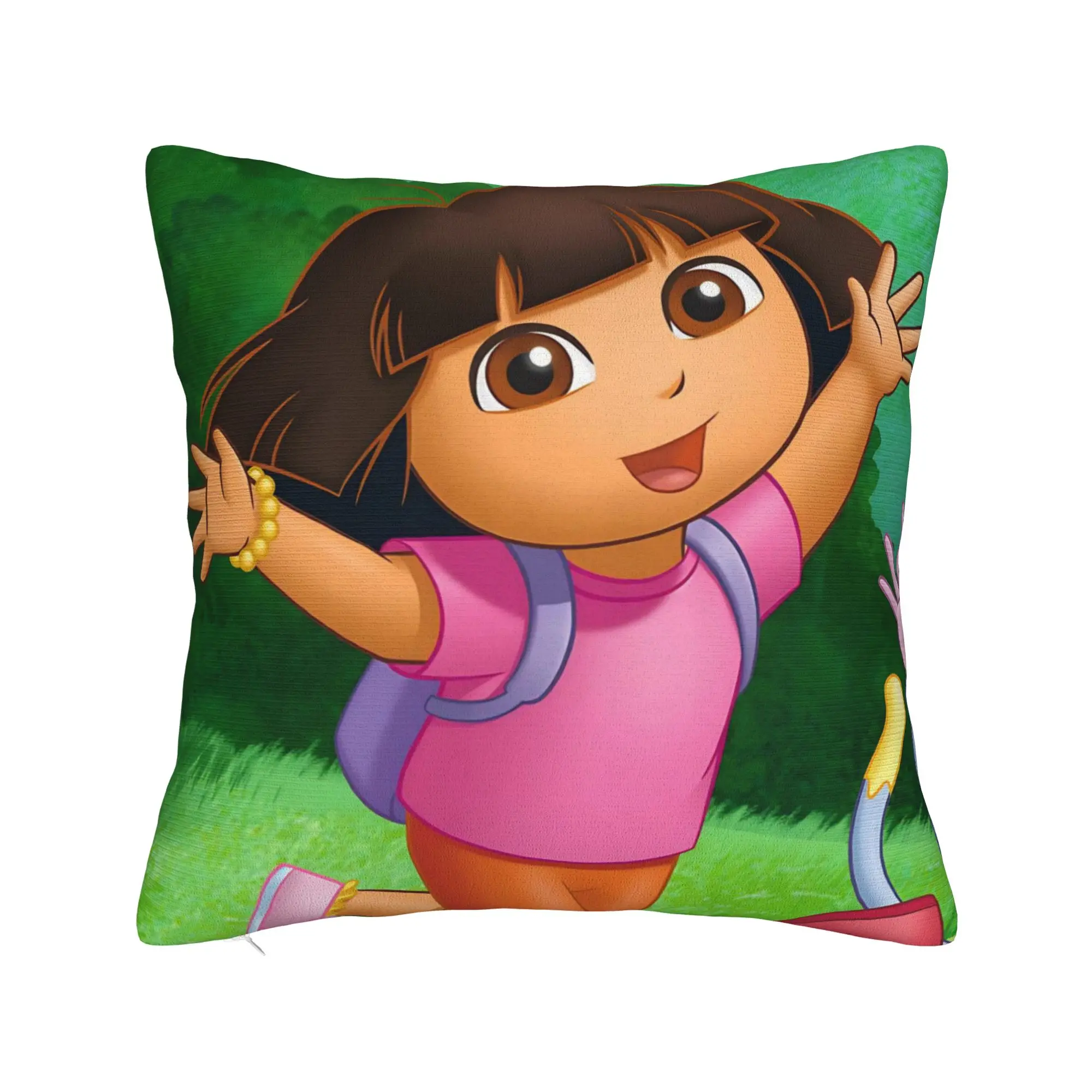 D-Doras The Explorers Pillowcase Merchandise Soft Cushion Cover Decorations  Throw Pillow Case Cover Bedroom Multi Size