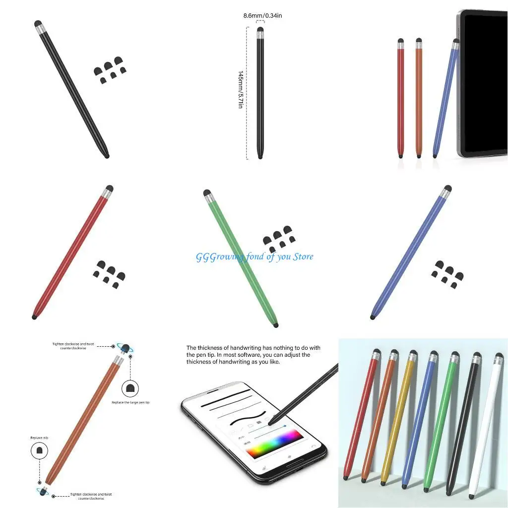 

H9EB High Precise Touches screen Styluses Pen Compatible for Multiple Devices Touch Pen Ergonomic Grip And Portable Design