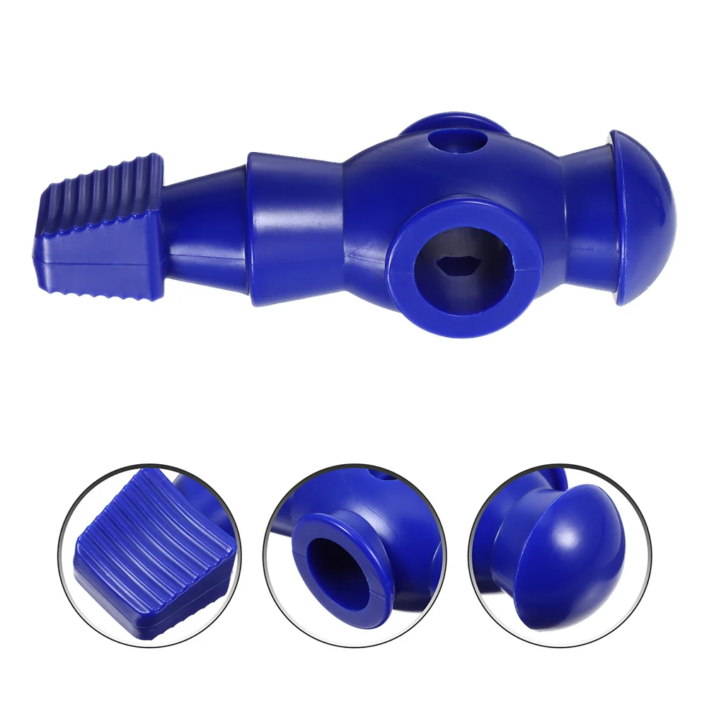 

2Pcs Table Soccer Player Replacement Blue Foosball Men for Football Table Smooth Play Accessories Soccer Game Player
